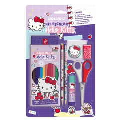 Kit Lápis De Cor 12 Cores Hello Kitty - Leo&leo