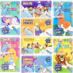 Supresas Com Agua- Livro De Colorir Com Agua