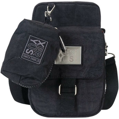 BOLSA FEMININA BAG TRENDY 03 PRETA LATERAL - XERYUS