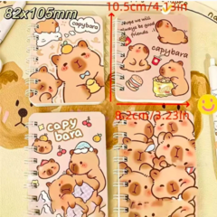 CADERNETA SPIRAL CAPIVARA - comprar online