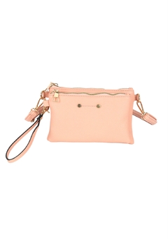 Bolsa pequena com vários bolsos com zíper - Cotton papelaria