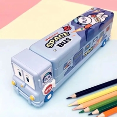 Estojo Escolar Metal ônibus - Presente Infantil - Presente Kawaii na internet