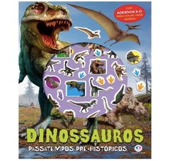 Livro Adesivos Dinossauros - Passatempos pré-históricos