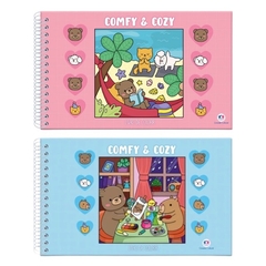 Comfy and cozy livro de colorir - Bobbie Goods Capa Dura