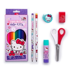 Kit Lápis De Cor 12 Cores Hello Kitty - Leo&leo - comprar online