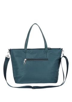 Bolsa Tote Transversal Dois Bolsos Náilon PETROLEO - Up4you - loja online