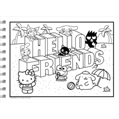 Hello Kitty And Friends - Cozy Coloring Book - comprar online