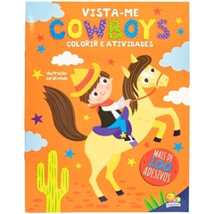 VISTAME - Livro De Colorir com mais de 100 Adesivos - Cotton papelaria