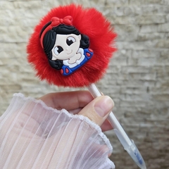 CANETA COM POMPOM PRINCESAS na internet