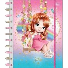 CADERNO 10 MATERIAS INTELIGENTE DISCO CONNECT JOLIE - TILIBRA