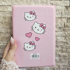 Caderno Hello Kitty Capa Almofada 3D kawaii na internet