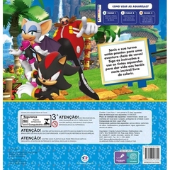 Livro Aquarela Sonic - Cores e aventura na internet