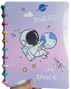 Caderno Inteligente Colorido 10 Discos na internet