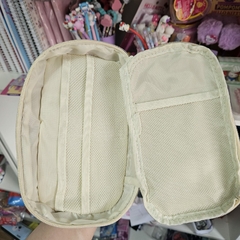 Estojo Escolar 3 Divisoirio Com Aba Transparente - loja online