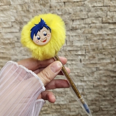 CANETA COM POMPOM E APLIQUE EMBORRACHADO DIVERTIDAMENTE - comprar online