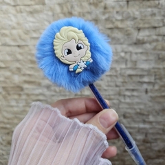 CANETA COM POMPOM PRINCESAS - comprar online