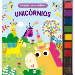 Livro Colorindo com os Dedinhos - Unicornios