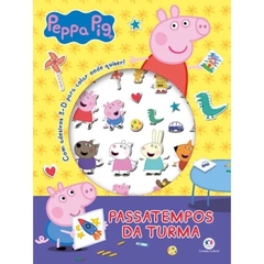 Livro Adesivos Peppa Pig - Passatempos da turma