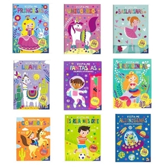 VISTAME - Livro De Colorir com mais de 100 Adesivos