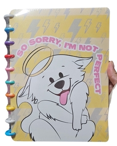 Caderno Inteligente Cachorros Fofos – 10 Discos | 80 Páginas - Cotton papelaria