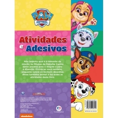Livro Adesivos Patrulha Canina - Adesivos e atividades - comprar online