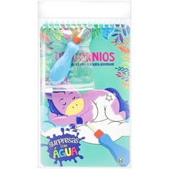 Supresas Com Agua- Livro De Colorir Com Agua - Cotton papelaria