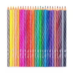 Lapis de Cor WOW 24 cores redondo - comprar online