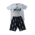 Conjunto Rocky Branca e Azul Marinho Guitarra - Kyly - comprar online
