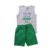 Conjunto Kombi Branco e Verde - Malwee