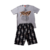 Conjunto Rocky Cinza e Preta Guitarra - Kyly - comprar online