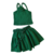 Conjunto top com fuxico Verde - Angerô