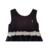 Vestido com aplique preto - Milon - comprar online