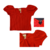 Conjunto Cropped com detalhe Coração Vermelho - Angerô - comprar online