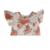 Vestido branco com estampa floral laranja - Milon - comprar online