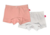 Kit c/ 2 Calcinhas Boxer em Cotton, cintura com elástico embutido - Luna