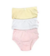 Kit c/ 3 Calcinhas Infantil em meia malha trabalhada - Luna