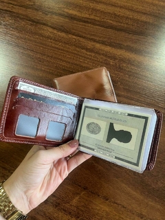 Carteira Masculina com porta moedas - comprar online