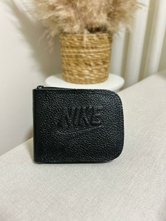 Carteira Preta Nike Masculina com ziper
