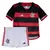 Conjunto Flamengo I 24/25 Adidas Mini Infantil - Vermelho/Preto