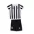 Conjunto Santos 2024 Umbro Infantil - Preto/Branco