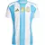 Camisa Argentina Home 24/25 Torcedor Adidas Masculina nas cores branca e azul com detalhes dourados.