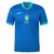 Camisa de futebol Brasil I 24-25, cor azul, com detalhes em verde e logo da CBF.