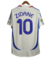 Camisa de futebol retrô da França de 2006, com o nome "ZIDANE" e o número "10" nas costas.