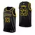 Camisa NBA dos Los Angeles Lakers, edição Black Mamba, com o número 23 e o nome LeBron James.