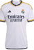 Camisa masculina do Real Madrid 23-24 com logo e detalhes em amarelo