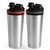 Vaso Shaker Doble Acero Inoxidable/GRIS