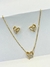 Conjunto Coração Cristal