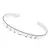 Bracelete Fases da lua - Marquesas Joias em Prata