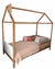 Cama casita Minga con detalles laqueados