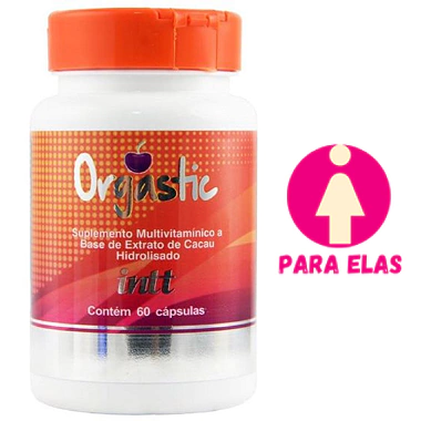 Orgastic Suplemento Multivitamínico e Mineral a Base de Extrato de Cacau Hidrolisado Intt